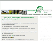 Tablet Screenshot of forstkontor-sommer.de